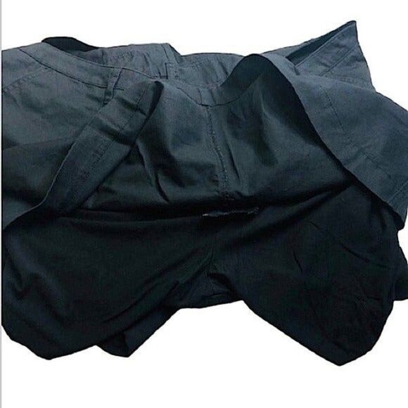 Woman Within Skorts New 34W Plus Size Black Denim Casual Office Activewear - Picture 4 of 6